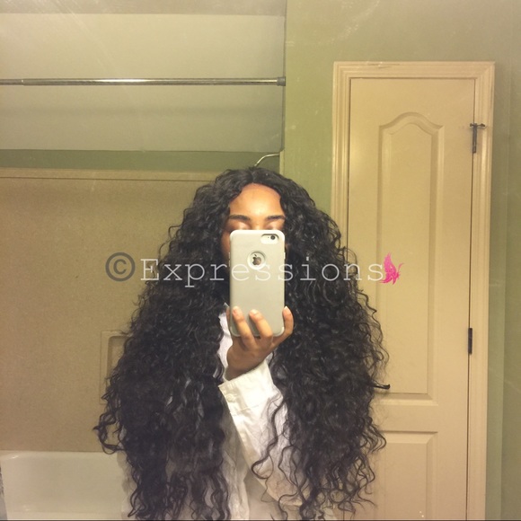 Long Curly Lace Front Wig - Picture 7 of 8